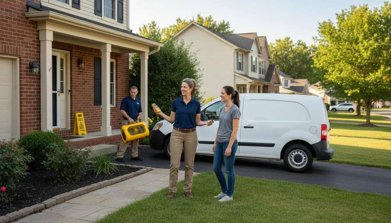Water restoration image for Water Damage & Restoration Services in Arlington, VA